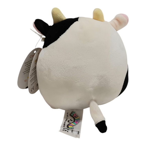 New Squishmallows Kellytoy Connor the Cow Plush Toy with Tags - Picture 4 of 4